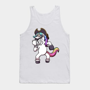 Pirate Unicorn Tank Top